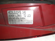 Load image into Gallery viewer, Audi S5 FSI 4.2 V8 Quattro 2007 - 2012 Passenger Left Side Rear Boot Light