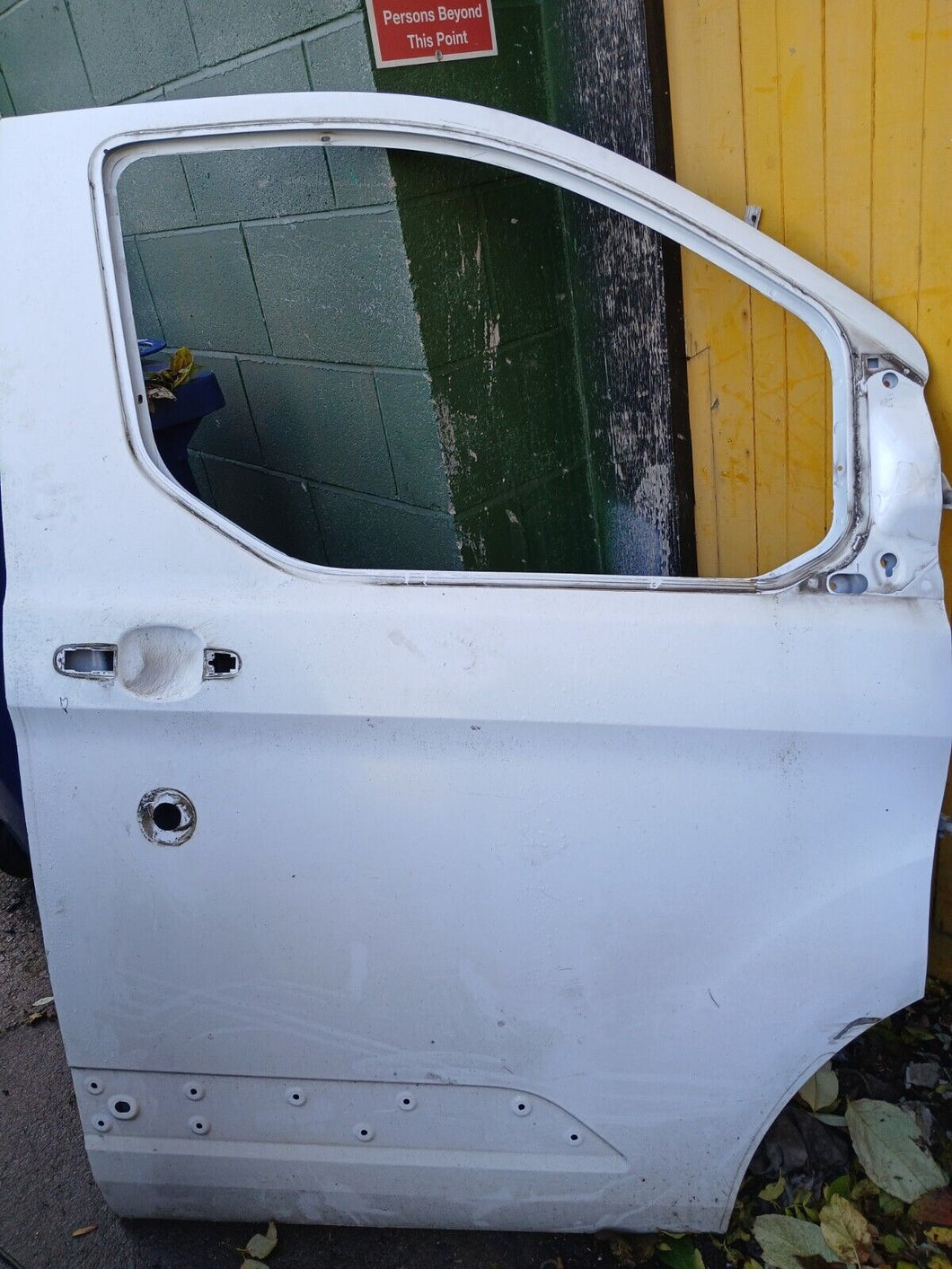 Ford Transit Custom 2016 - 2023 Drivers Right Side Front Door In White