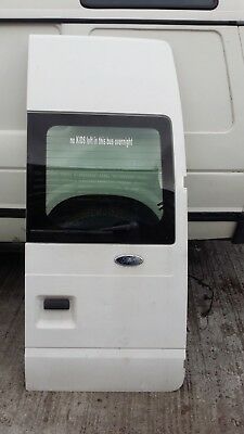FORD TRANSIT REAR DOOR WITH GLASS DRIVERS RIGHT SIDE MK 6 OR 7 MEDIUM ROOF