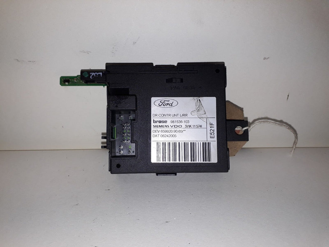 FORD FOCUS DOOR CONTROL MODULE PASSENGER SIDE REAR 2005 1.8 TDCI