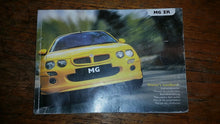 Load image into Gallery viewer, MG ZR 1.4cc 2003 Owners Manual

